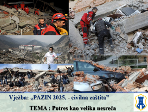 Održana vježba civilne zaštite u Pazinu